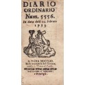 Diario ordinario Num. 5556. In data delli 24 Febraro 1753