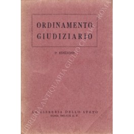 Ordinamento giudiziario Ordinamento giudiziario