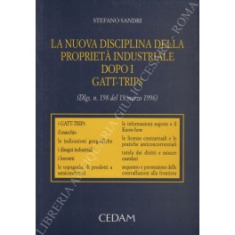 La nuova disciplina della proprietà industriale