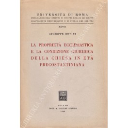 La proprietà ecclesiastica e la condizione giuridica della Chiesa