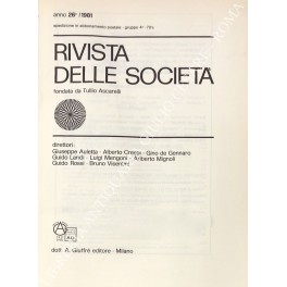 Rivista delle società. Fondata da Tullio Ascarelli. Anno 26° - 1981 Rivista delle società. Fondata da Tullio Ascarelli. Anno 26° - 1981