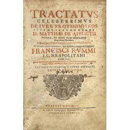 Tractatus celeberrimus de jure prothomiseos sive de jure congrui