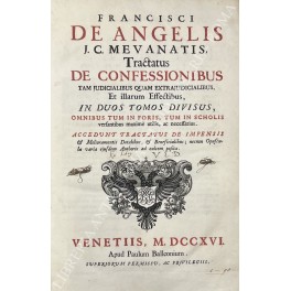 Francisci De Angelis J.C. Mevanatis, Tractatus Francisci De Angelis J.C. Mevanatis, Tractatus