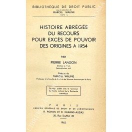 Histoire abregee du recours Histoire abregee du recours