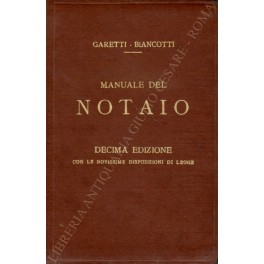 Manuale del notaio Manuale del notaio