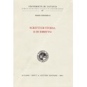 Scritti di storia e di diritto 