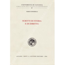 Scritti di storia e di diritto 