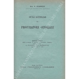 Sull'appello del procuratore generale Sull'appello del procuratore generale