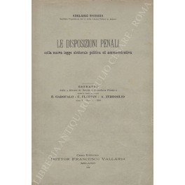 Le disposizioni penali nella nuova legge elettorale Le disposizioni penali nella nuova legge elettorale