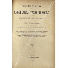 Testo unico delle leggi sulle tasse di bollo