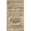 Observationes iuris canonici et ecclesiastici protestantium accedit 