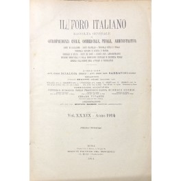 Il Foro Italiano. Annata 1914