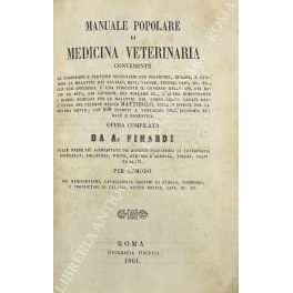 Manuale popolare di medicina veterinaria contenente le cognizioni Manuale popolare di medicina veterinaria contenente le cognizioni