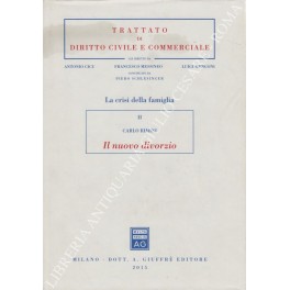 La crisi della famiglia. II Il nuovo divorzio