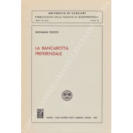 La bancarotta preferenziale