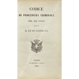 Codice di Procedura Criminale per gli Stati di S.M. il Re di Sardegna