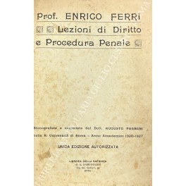 Lezioni di Diritto e Procedura Penale Lezioni di Diritto e Procedura Penale