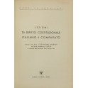 Lezioni di diritto costituzionale italiano e comparato