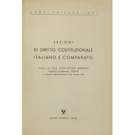 Lezioni di diritto costituzionale italiano e comparato Lezioni di diritto costituzionale italiano e comparato