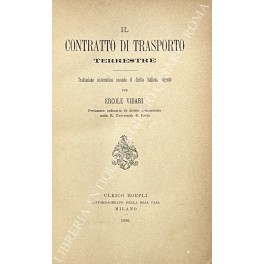 Il contratto di trasporto terrestre