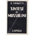 Sintesi di Mussolini. Raccolta di brani di scritti e discorsi di Mussolini
