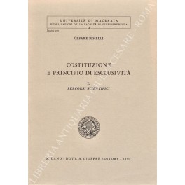 Costituzione e principio di esclusività