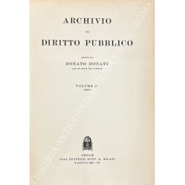 Archivio di diritto pubblico Archivio di diritto pubblico
