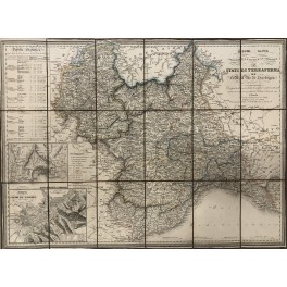 Nuova carta geografica statistica e stradale degli Stati di Terra Ferma di S. M. il Re di Sardegna