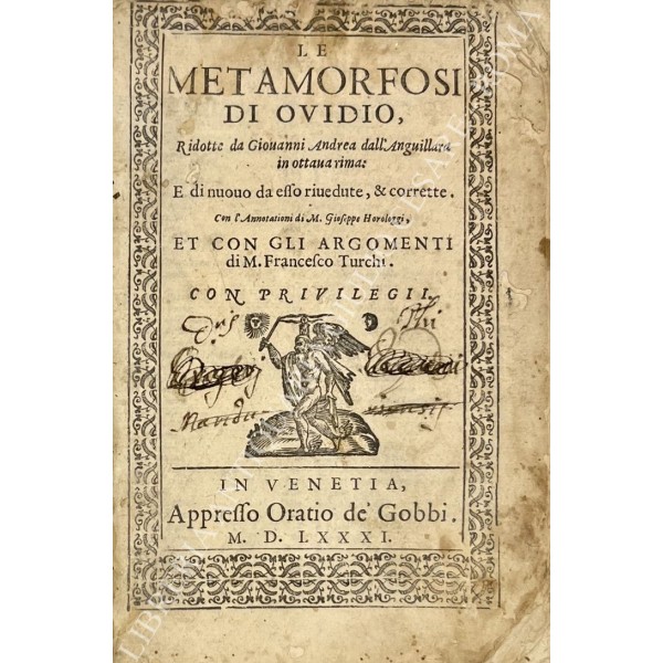 Le metamorfosi di Ovidio - Libreria Antiquaria Giulio Cesare