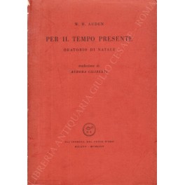 Per il tempo presente. Oratorio di natale Per il tempo presente. Oratorio di natale