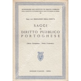 Saggi di diritto pubblico portoghese