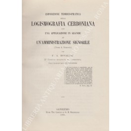 Esposizione teorico pratica della logismografia cerboniana Esposizione teorico pratica della logismografia cerboniana