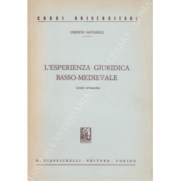 L'esperienza giuridica basso-medievale