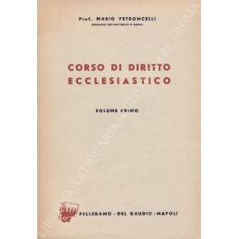 Corso di diritto ecclesiastico