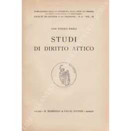 Studi di diritto attico