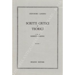 Scritti critici e teorici