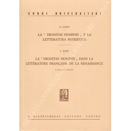 La dignitas hominis e la letteratura patristica La dignitas hominis e la letteratura patristica