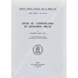 Studi su l'epistolario di Leonardo Bruni