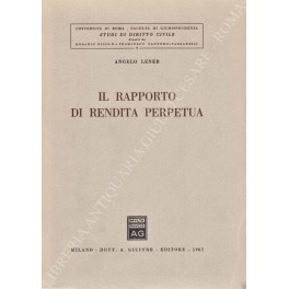Il rapporto di rendita perpetua