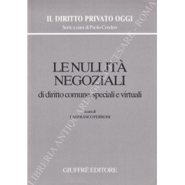 Le nullità negoziali