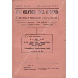 Gli oratori del giorno. Rassegna mensile d'eloquenza Gli oratori del giorno. Rassegna mensile d'eloquenza
