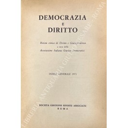 Democrazia e diritto Democrazia e diritto