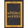 Ultimi scritti