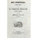 Dell'architettura libri dieci. Di M. Vitruvio Pollione