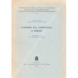 Rapporti tra competenza e merito