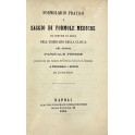 Formolario pratico o saggio di formole mediche