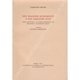 Due dialoghi sconosciuti e due dialoghi noti Due dialoghi sconosciuti e due dialoghi noti