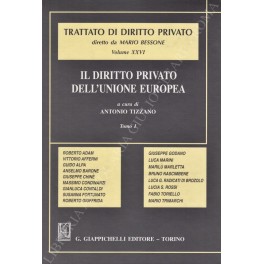 Il diritto privato dell'Unione Europea