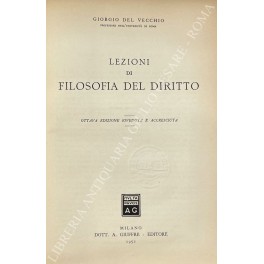 Lezioni di filosofia del diritto