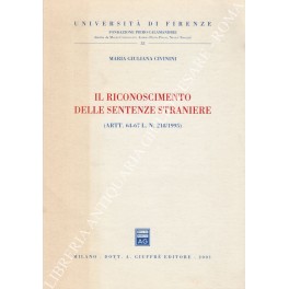 Il riconoscimento delle sentenze straniere